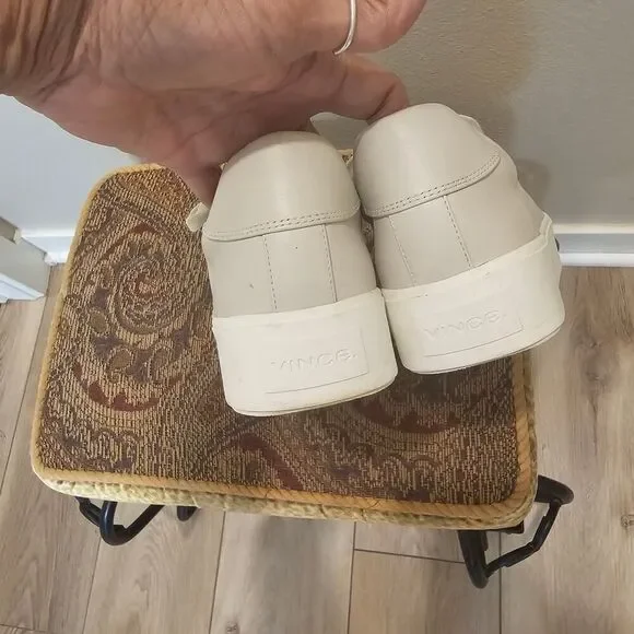 Vince Women's Fulton Leather Platform Sneakers Size 8 - Picture 7 of 9